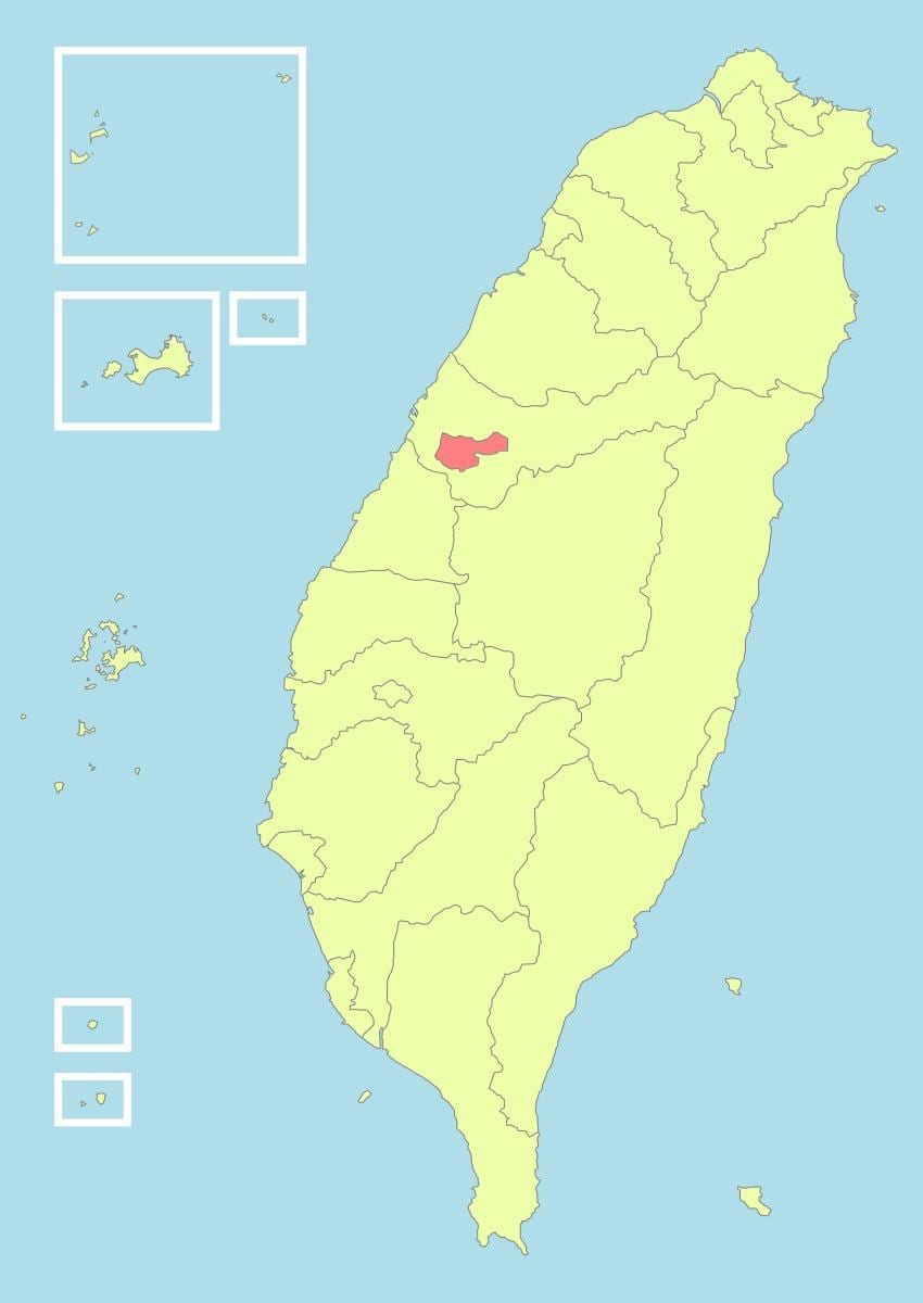 Harta taichung Taiwan