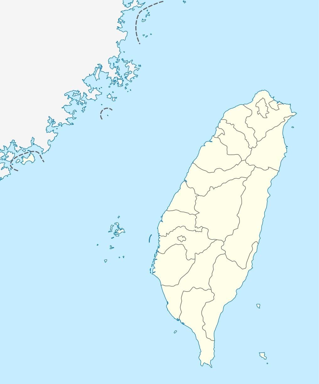 Harta Taiwan vector