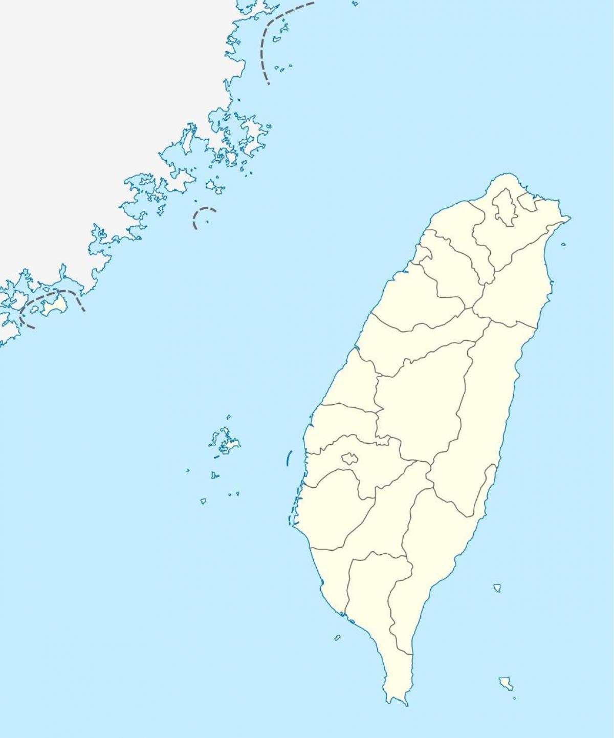 Harta Taiwan vector