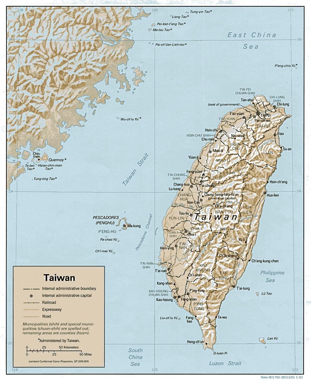 Harta Taiwan surf