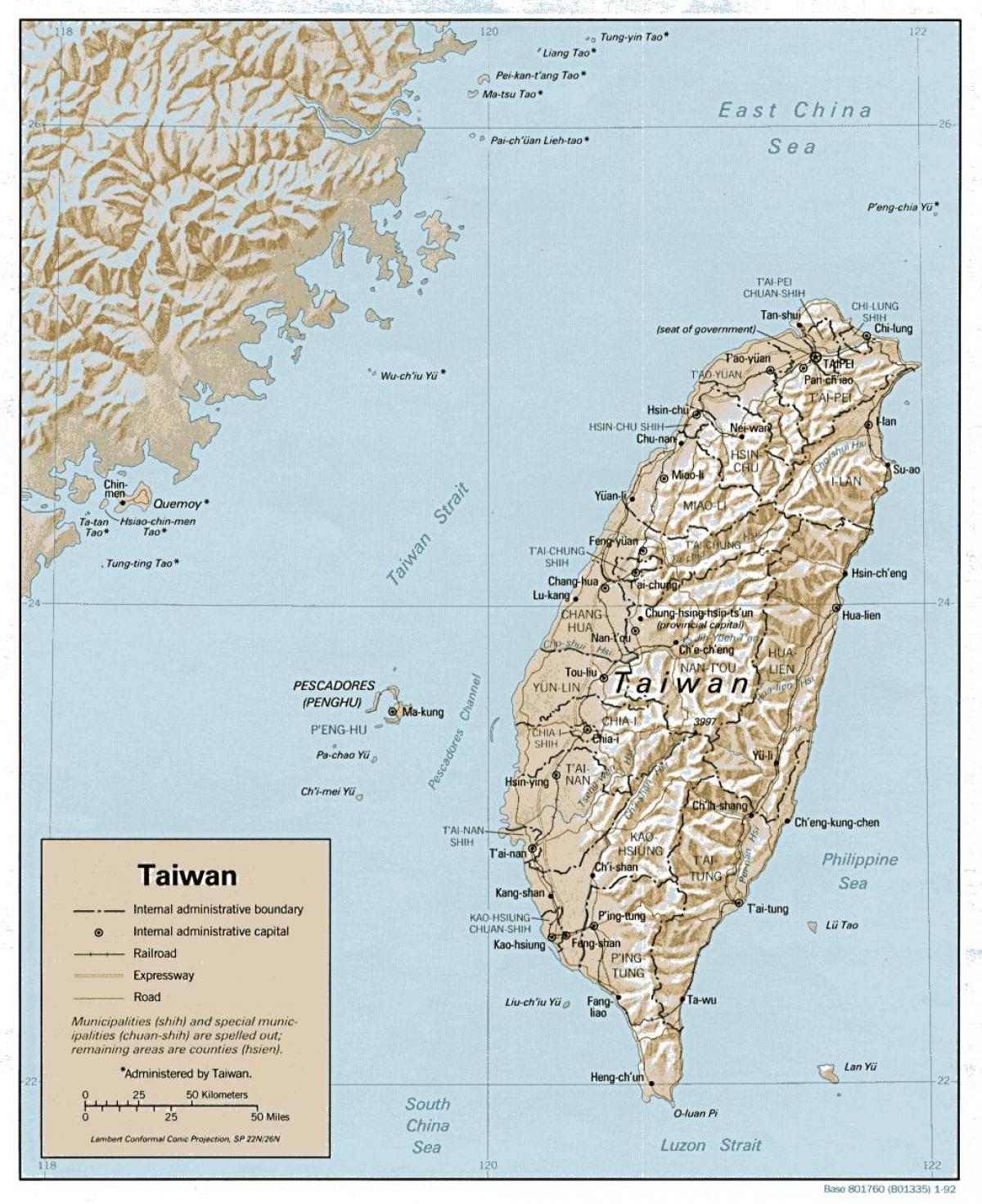 Harta Taiwan surf 