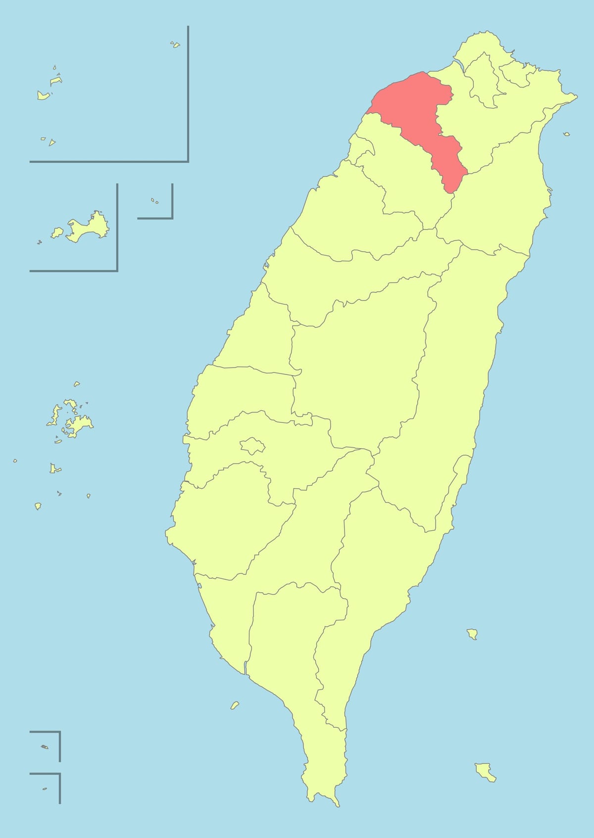 Taiwan taoyuan hartă
