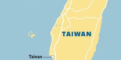 Taiwan, tainan hartă