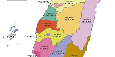 Harta provincia Taiwan
