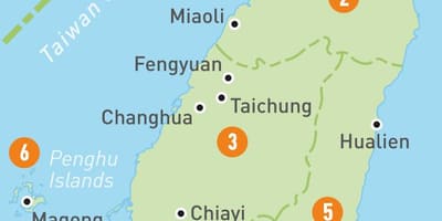 Harta Taiwan țară
