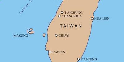 Aeroportul internațional Taiwan hartă