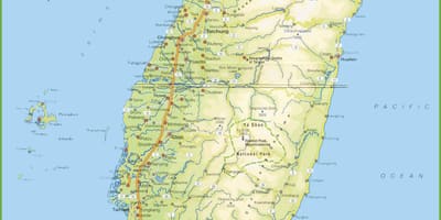Harta Taiwan camping