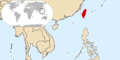 Taiwan hartă globală