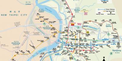 Harta metrou Taiwan