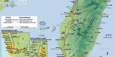 Tra Taiwan hartă
