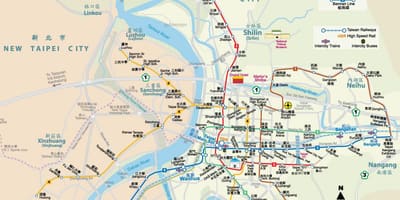 Taiwan stația mrt hartă