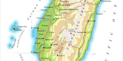 Harta râu din Taiwan